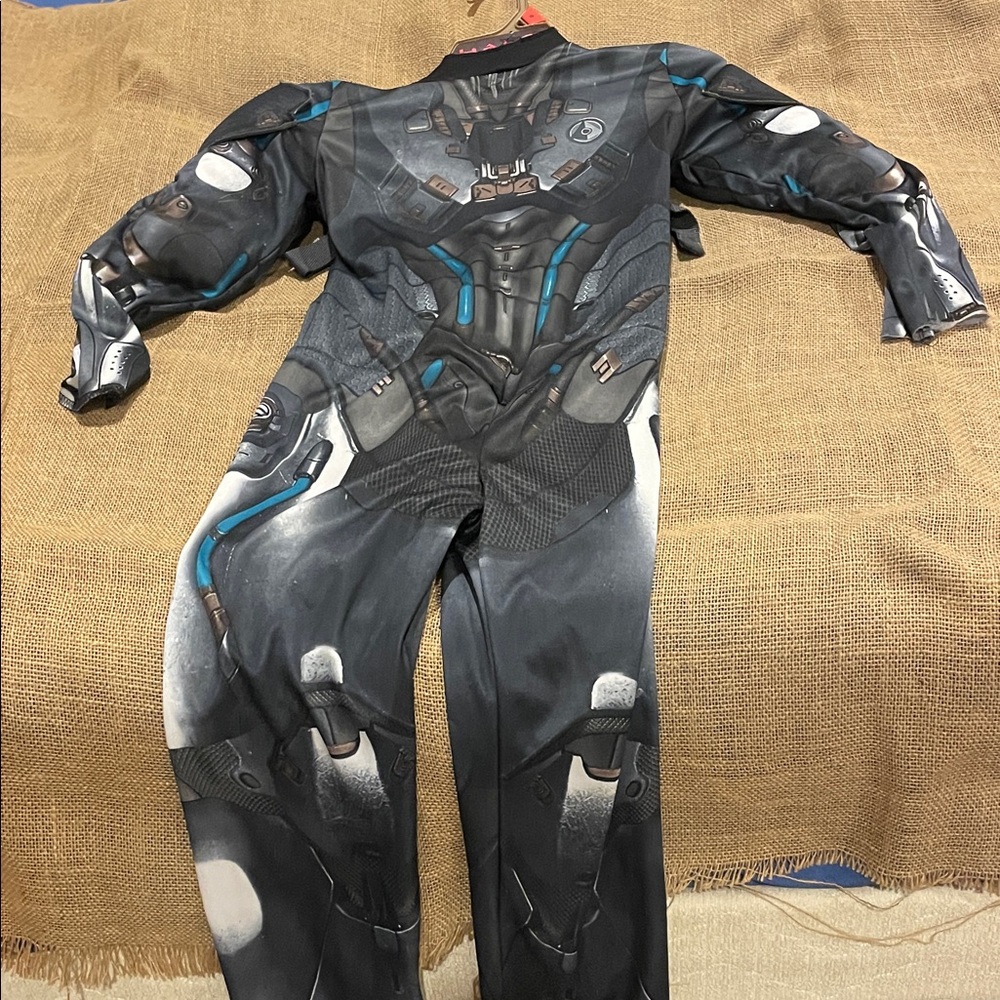 Halo Black and Blue Superhero Costume